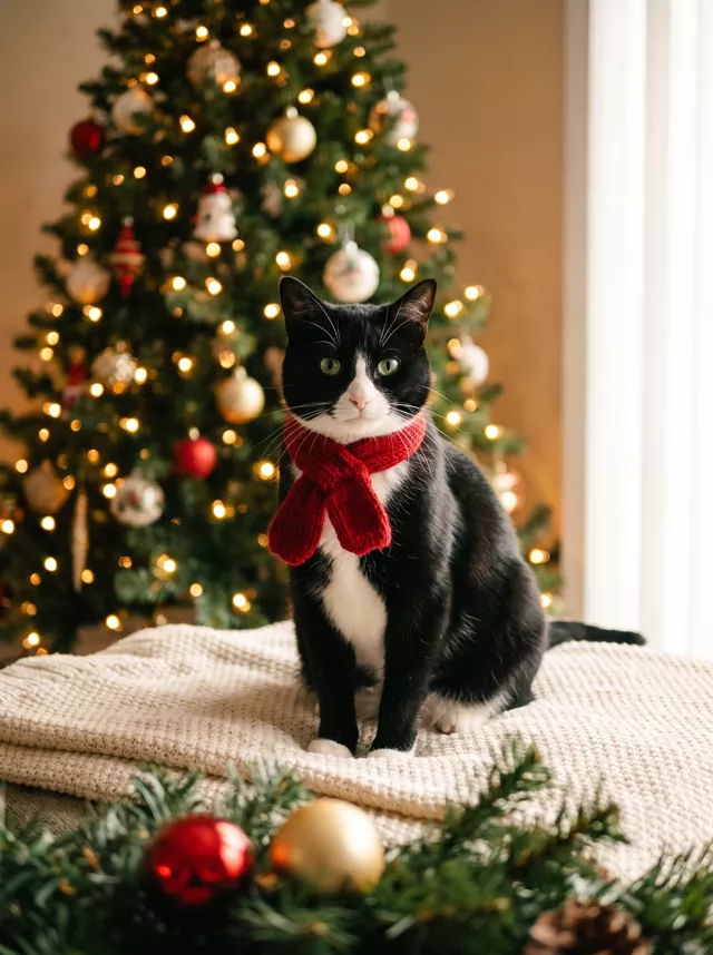 Pet Christmas Portrait — example result
