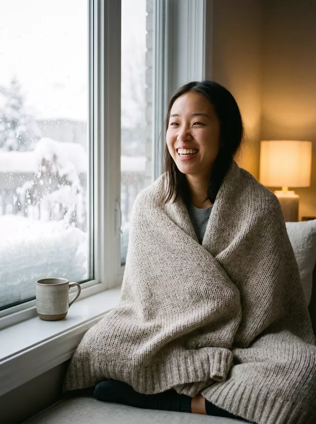Cozy Snow-Day Window — example result